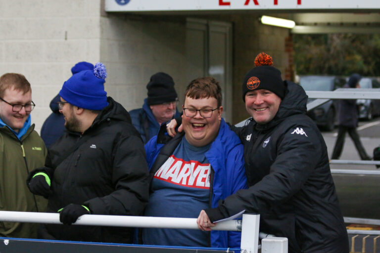 Eastleigh and Boreham Wood football match with Charlie